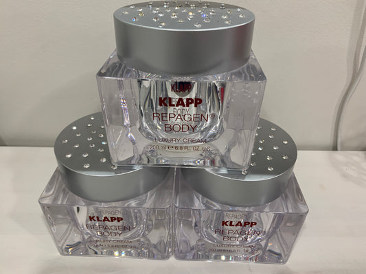 Klapp luxe strass bodycrème met lichte glitter laatste stuks 25€
